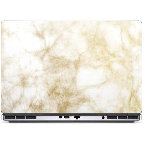 Gold and White Marble Dell Precision Skin