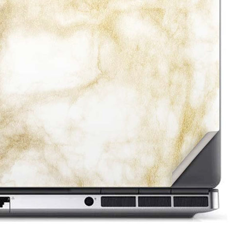 Gold and White Marble Dell Precision Skin