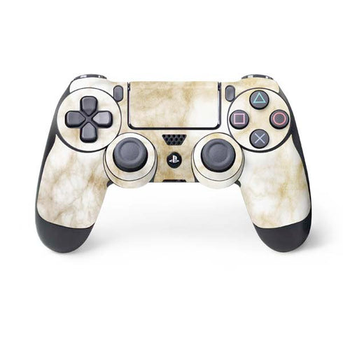 Gold and White Marble PlayStation PS4 Skins