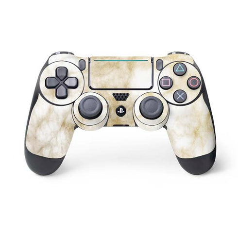 Gold and White Marble PlayStation PS4 Skins