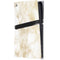 Gold and White Marble PS5 Pro Console Skin