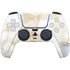 Gold and White Marble PS5 Pro Disk Bundle Skin