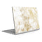 Gold and White Marble Surface Book 2 15in Skin