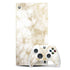 Gold and White Marble Xbox Series X Skins