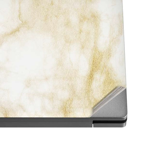 Gold and White Marble Dell XPS Skin