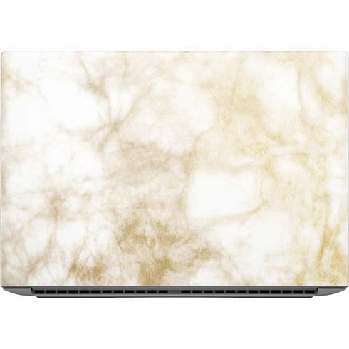 Gold and White Marble HP ZBook Fury 16 G10 Skin