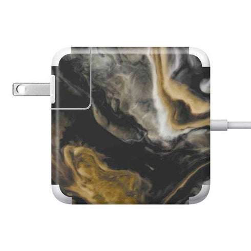 Gold Blush Marble Ink 85W Power Adapter (15 and 17 inch MacBook Pro Charger) Skin