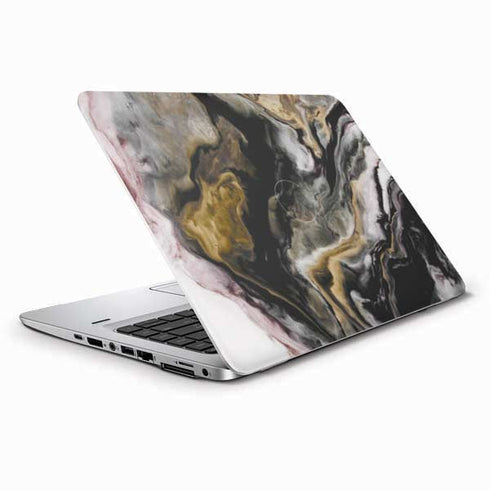 Gold Blush Marble Ink HP Elitebook Skin