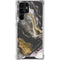 Gold Blush Marble Ink Galaxy S23 Ultra Clear Case