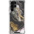 Gold Blush Marble Ink Galaxy S23 Ultra Clear Case