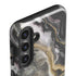 Gold Blush Marble Ink Galaxy S25 Plus Impact Case