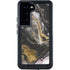 Gold Blush Marble Ink Galaxy S24 Waterproof Case
