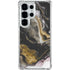 Gold Blush Marble Ink Galaxy S25 Ultra Clear Case