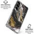 Gold Blush Marble Ink Galaxy S26 Clear Case