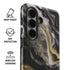 Gold Blush Marble Ink Galaxy S26 Plus Impact Case