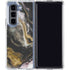 Gold Blush Marble Ink Galaxy Z Fold5 5G Clear Case