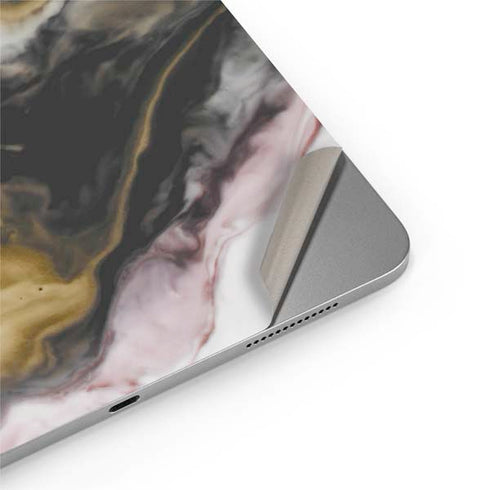 Gold Blush Marble Ink Apple iPad Air Skin