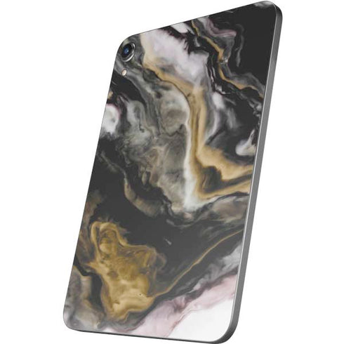 Gold Blush Marble Ink Apple iPad Mini Skin
