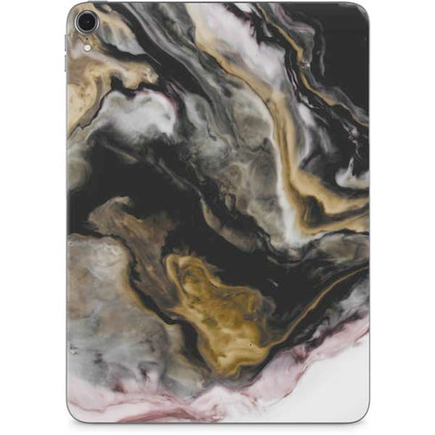 Gold Blush Marble Ink Apple iPad Pro Skin