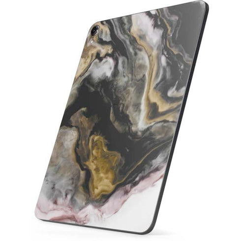 Gold Blush Marble Ink Apple iPad Pro Skin