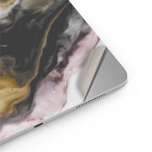 Gold Blush Marble Ink iPad Pro 13in M4 (2024) Skin