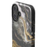 Gold Blush Marble Ink iPhone 16 Plus Impact Case