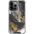 Gold Blush Marble Ink iPhone 16 Pro Clear Case