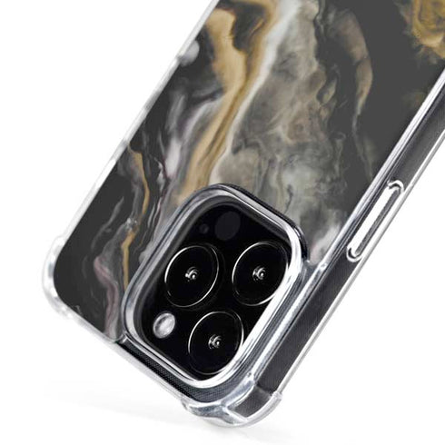 Gold Blush Marble Ink iPhone 16 Pro MagSafe Case