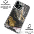 Gold Blush Marble Ink iPhone 16 Pro Max Clear Case