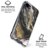 Gold Blush Marble Ink iPhone 16e Clear Case