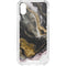 Gold Blush Marble Ink iPhone XS Clear Case