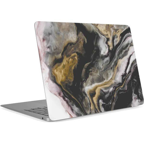Gold Blush Marble Ink Apple MacBook Air Skin