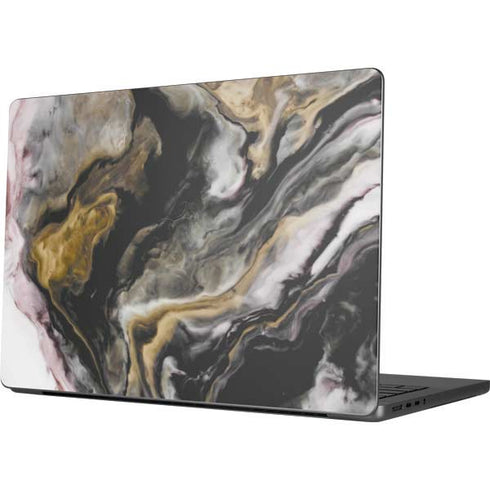 Gold Blush Marble Ink Apple MacBook Pro 14-inch Skin