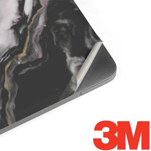 Gold Blush Marble Ink MacBook Skins
