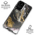 Gold Blush Marble Ink Moto G Power 5G (2024) Clear Case