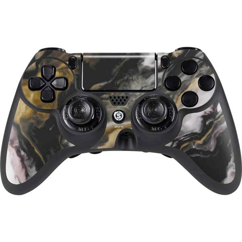 Gold Blush Marble Ink PlayStation PS4 Skins