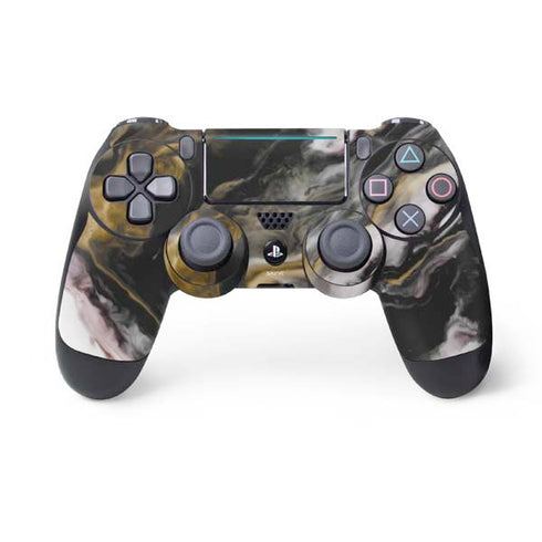 Gold Blush Marble Ink PlayStation PS4 Skins