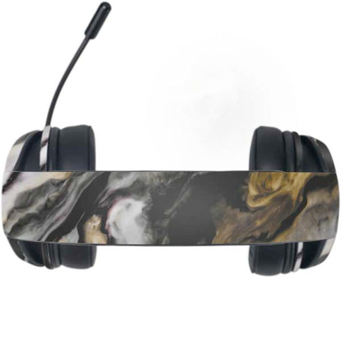 Gold Blush Marble Ink Razer Kraken X Skin