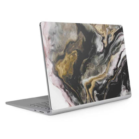 Gold Blush Marble Ink Surface Book 2 15in Skin