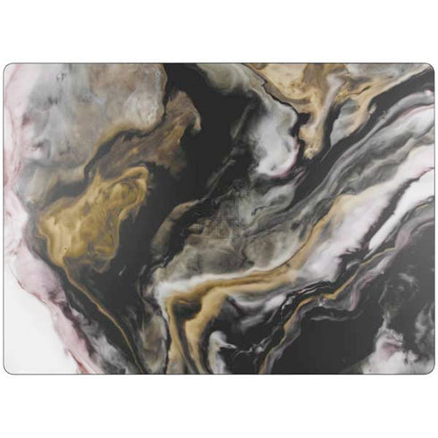 Gold Blush Marble Ink Surface Laptop 7 13.8in Skin