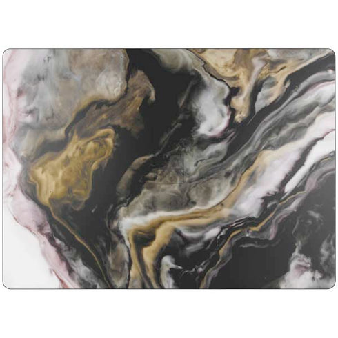 Gold Blush Marble Ink Surface Laptop 7 15in Skin