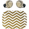 Gold Chevron Amazon Echo Buds Skin