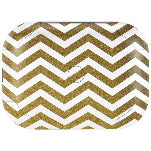 Gold Chevron Amazon Echo Buds Skin