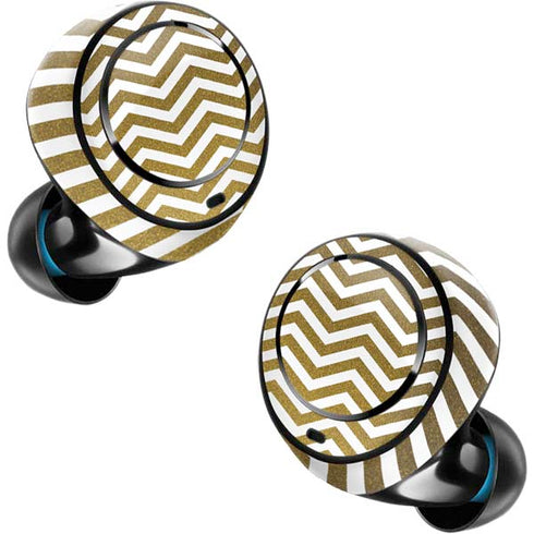 Gold Chevron Amazon Echo Buds Skin