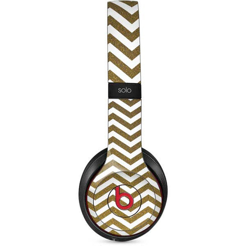 Gold Chevron Beats Solo 2 Wireless Skin