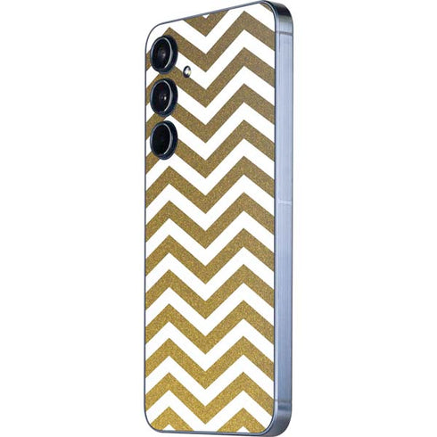 Gold Chevron Galaxy A55 5G Skin
