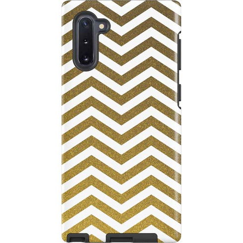 Gold Chevron Galaxy Cases