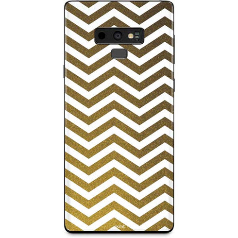 Gold Chevron Galaxy Note 9 Skin