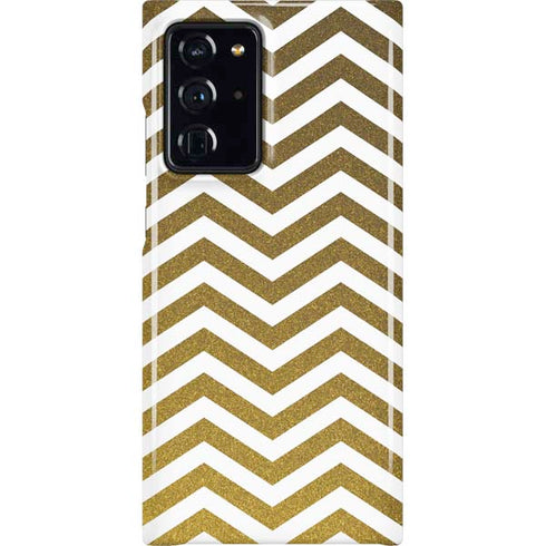 Gold Chevron Galaxy Cases