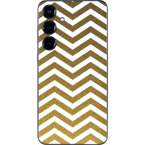Gold Chevron Galaxy S25 Skin